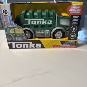 TONKA GARBAGE TRUCK MIGHTY FORCE REALISTIC LIGHTS & SOUNDS-NEW SEALED